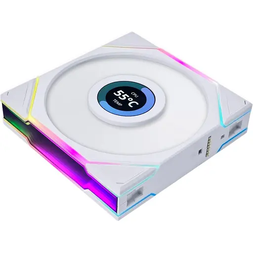 Вентилятор Lian Li (3-pack) TLLCD 120-3, White Cooler (G99.12TLLCD3W.00) - фото 4