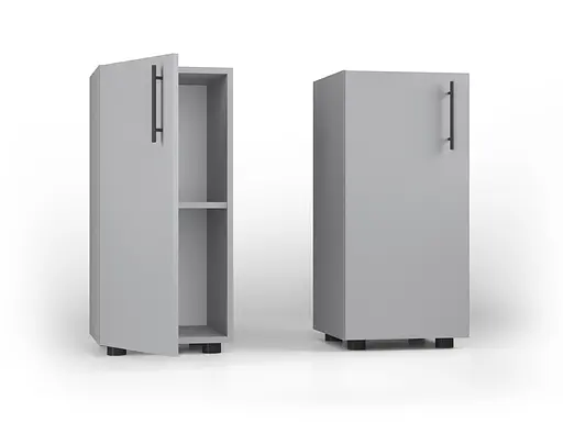 Пенал закрытый низкий ОП-711 Orange-Line 350х347х750 Серая мышка - фото 2