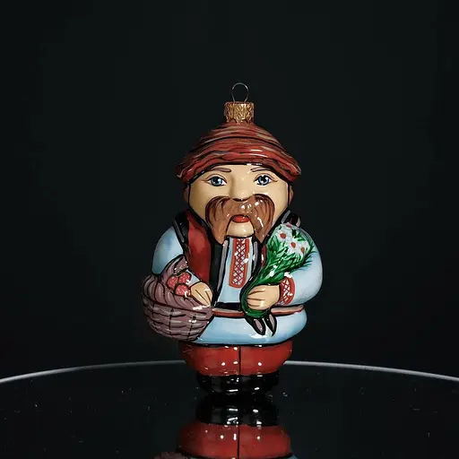 Ялинкова прикраса Різдвяні історії Кум літній скло (4820001248838) - фото 2