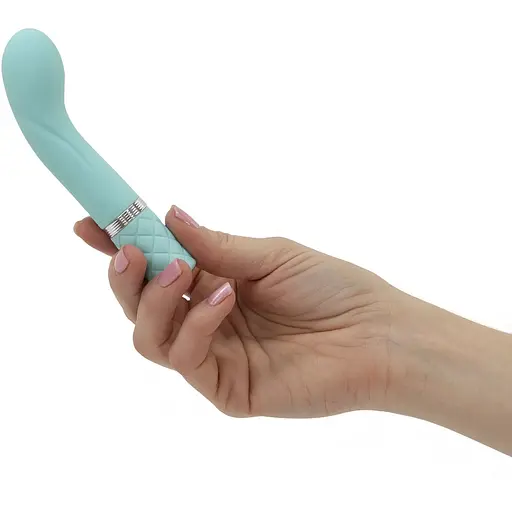 Роскошный вибратор Pillow Talk - Racy Teal с кристаллом Сваровски - фото 3