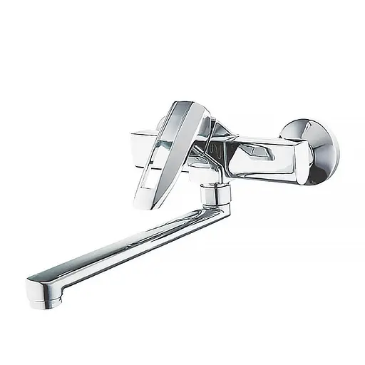 Смеситель для кухни Wezer настенный NOF12 Хром - фото 1