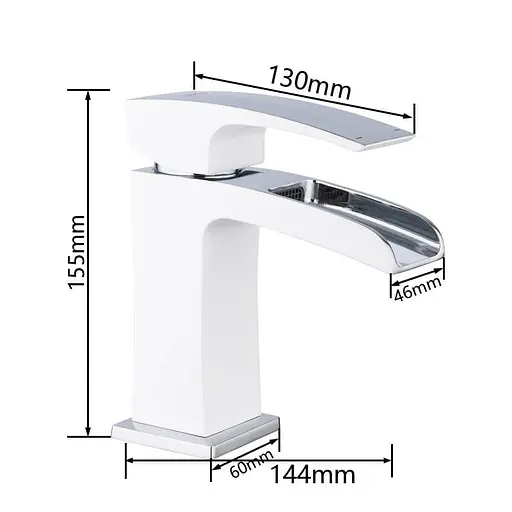 Смеситель для умывальника Gappo Jacob G1007-30 - фото 4