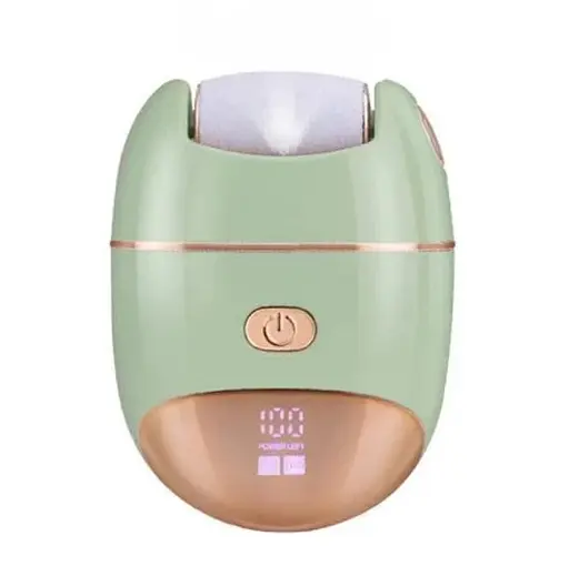 Ппемза для педикюру вдома акумуляторна ENZO EN-7101 електрична пемза для ніг і п'ят на акумуляторі 5 Вт Салатовий - фото 3