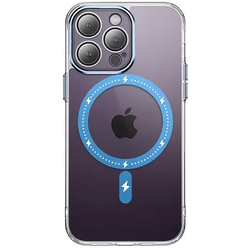 Чохол Epik TPU+PC Colorful with MagSafe для Apple iPhone 13 Pro Max 6.7 Blue