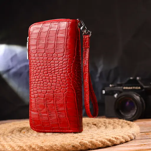 Женский кожаный кошелек Canpellini 19х9.5х2.5 см acs0025129 - фото 7