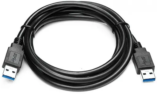 Кабель PowerPlant USB3.0(AM)-USB3.0(AM) 1.5м, Black (CA911820) - фото 1