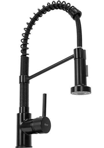 Змішувач для кухні Rea Spring black REA-B4804 Чорний матовий - фото 7