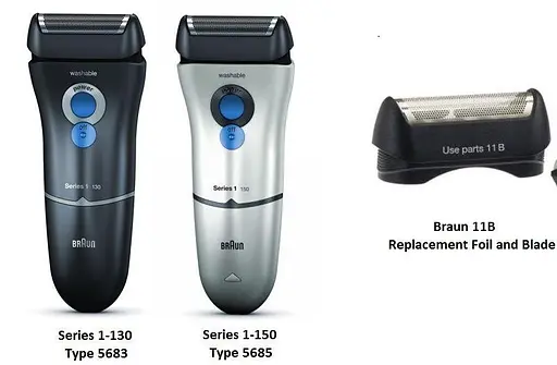 Сетка и режущий блок Braun 11B для электробритв Braun Series 1 модель 130,150, 150s-1 type 5683, 5684, 5685 - фото 6