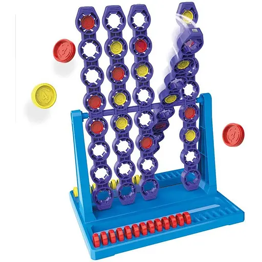 Настольная интерактивная игра Ummi 22048 Line Up Spin 4 Blue - фото 1