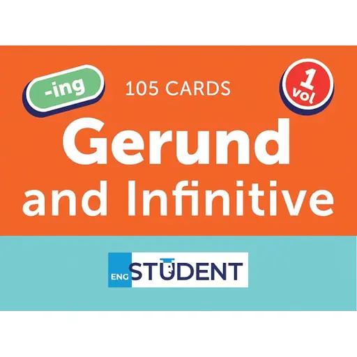 Картки для вивчення English Student Gerund and Infinitive vol.1 - фото 1