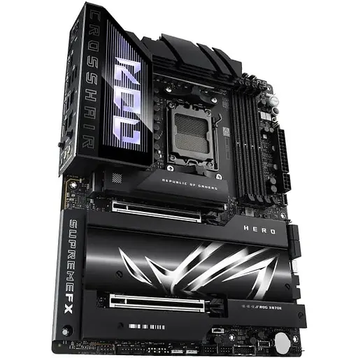 Материнская плата Asus ROG Crosshair X870 HERO sAM5 X870 4xDDR5 M.2 HDMI WiFi BT ATX - фото 9