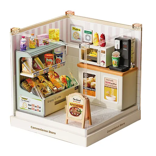 Конструктор-румбокс Mini House серії Інтер'єр Міні - Цілодобовий магазин (8033) - фото 6