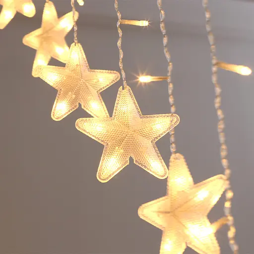 Гирлянда LED Star штора Звездочки 136 led длина 3 метра - фото 5