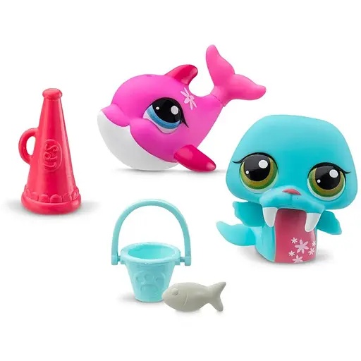 Игровой набор Littlest Pet Shop Фантастические Трюки 00508 аксессуары и 2 фигурки - фото 2