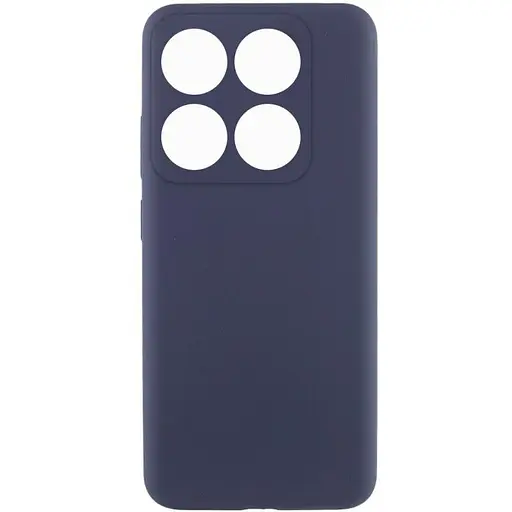 Чехол Silicone Cover Lakshmi Full Camera AAA для Xiaomi 14T Pro Темно-синий / Midnight blue