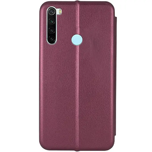 Шкіряний чохол-книжка Classy для Xiaomi Redmi Note 8T Бордовий - фото 2