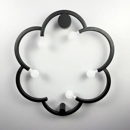 Дизайнерский черный светильник в американском стиле FAIRY Line.F SC 9/5 BK - фото 6