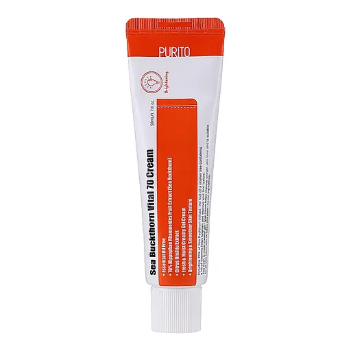 Крем витаминный с облепихой и мандаринами Sea Buckthorn Vital 70 Cream PURITO 50 мл - фото 1