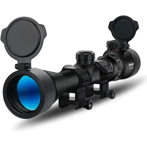 Прицел для винтовки Paike 3-9X40 с красным зеленым козырьком и откидной крышкой