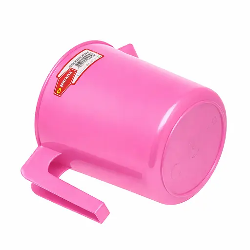 Стакан мірний пластмасовий із ручкою для харчових продуктів 1750 мл Рожевий 88217 - фото 3