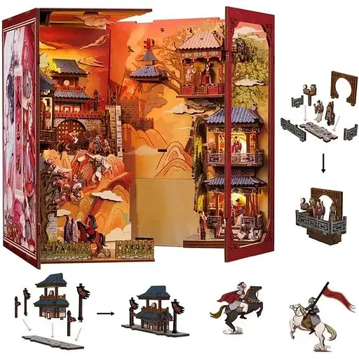 Набор для самостоятельного изготовления книжного уголка Cutebee Легенда о Мулане - фото 6