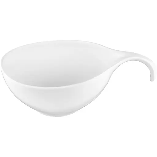 Салатник с ручкой Ardesto фарфор 360 мл белый (AR3745) - фото 4