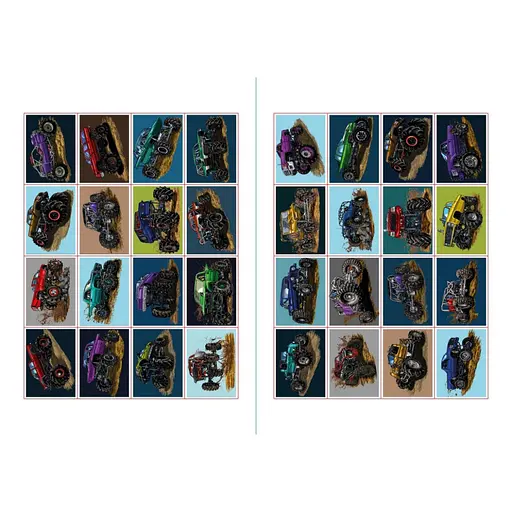 Дитяча розмальовка зі стікерами "Позашляховик" CB27, 16 сторінок - фото 3