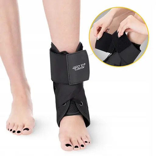 Фіксатор (бандаж) для гомілкостопу 4FIZJO на шнурівці, універсальний 1 шт 4FJ0635 (P-5905973400558) - фото 4