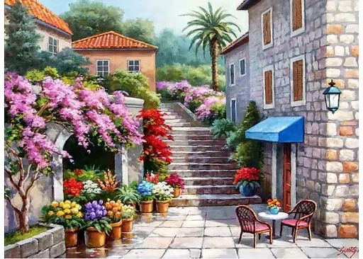 Пазл Anatolian Цветочный магазин весной 260 эл. (3329) - фото 2