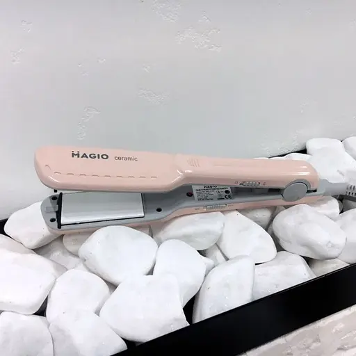 Щипцы для волос Magio МG-175P, 25 Вт, керамические пластины, 2 насадки гофре - фото 2
