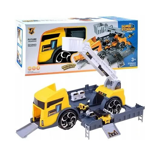 Ігровий набір Трейлер P905-A будтехніка 35 см. - фото 1