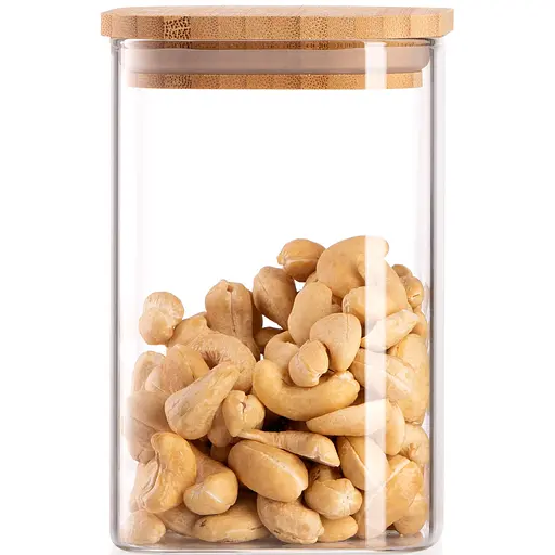 Банка для зберігання Ardesto Midori скло 500 мл квадратна прозора (AR1348BBS) - фото 3