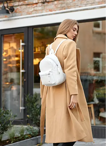 Женский рюкзак Sambag Talari MSO белый 31 х 22 х 12 см (12219008e) - фото 10