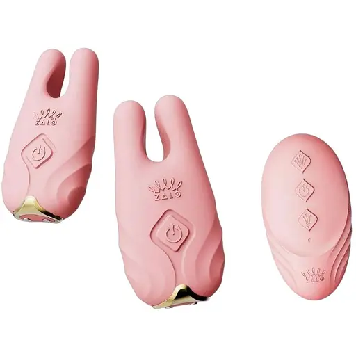 Смарт-вибратор для груди Zalo Nave Coral Pink пульт ДУ