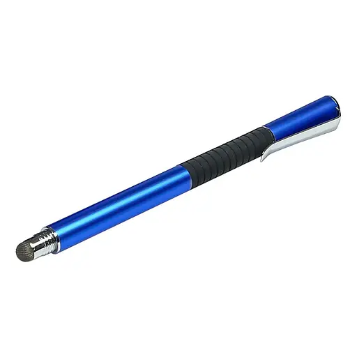 Стилус ємнісний, високоточний, Jot Pro двосторонній, алюмінієвий, з кріпленням, синій - фото 1