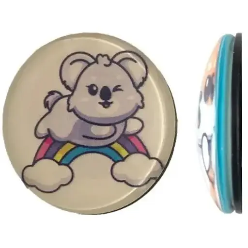 Тримач Поп Сокет New Glass (Скло) Baby Koala №14 - фото 1