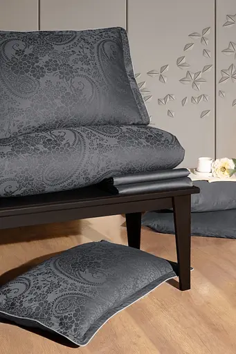 Постільна білизна Tracy Steel Grey Сатин Делюкс La Romano pbe0051956 - фото 6