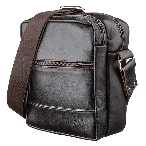 Чоловіча шкіряна сумка SHVIGEL 18х21х7,5 см sum0012474 - фото 1