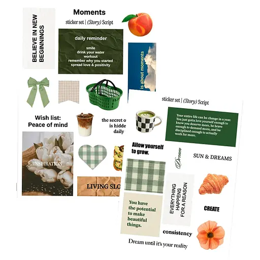 Стікери (Story) Script "Moments"