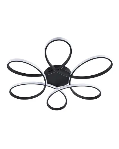 Люстра Goldlux 331823 Fiore XL LED 1x42W 4000K 5500Lm IP20 чорна - фото 1