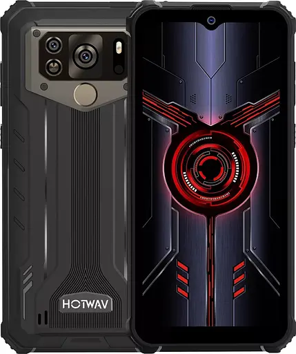 Захищений смартфон Hotwav Cyber W10 4/32GB АКБ 15 000мАг Black - фото 1