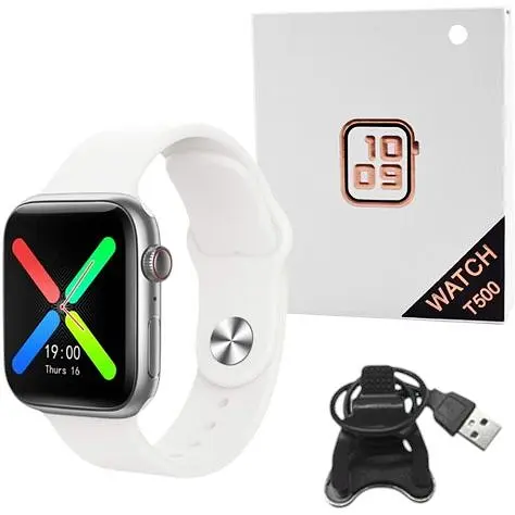 Смарт-часы Smart Watch T500 белые (IBW724O) - фото 5