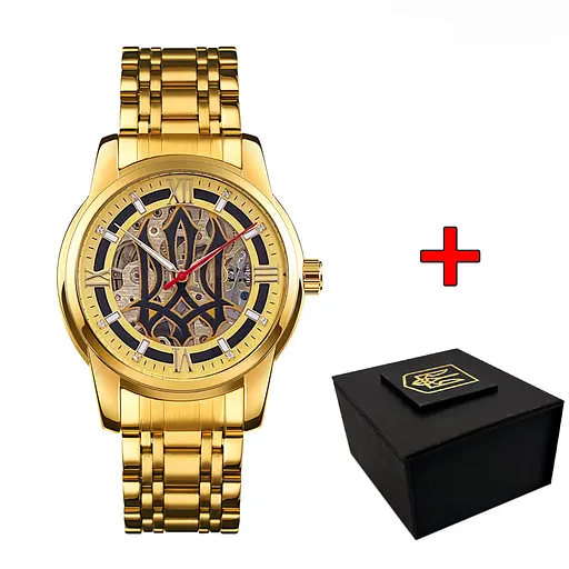 Наручний годинник чоловічий 025 Sharp Gold-Gold Awarder acs0031818 - фото 1