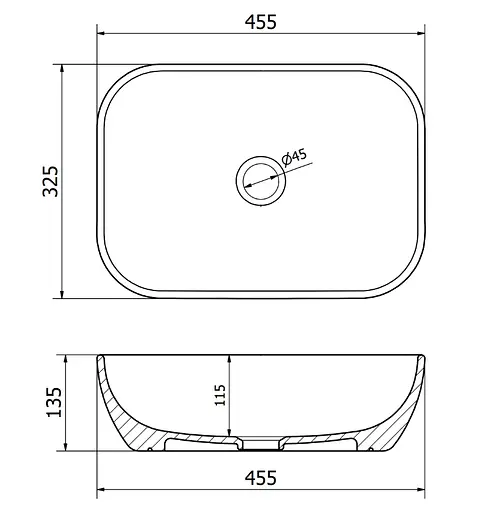 Умивальник Mexen Rita mint matt накладний MEX-21084546, Цветной - фото 2