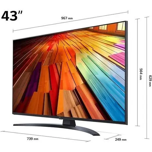 Телевізор LG 43UT81006LA - фото 6