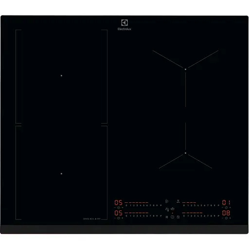 Варочная поверхность индукционная Electrolux 60 см расширенная зона датчик кипения датчик жарки Hob2Hood черный