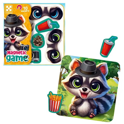 Игра развивающая "Эмоции Енота" Vladi Toys VT3220-03, 10 магнитов - фото 2