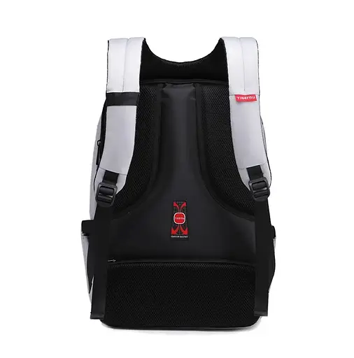 Рюкзак Tigernu T-B3142 17" серебристый серый - фото 3