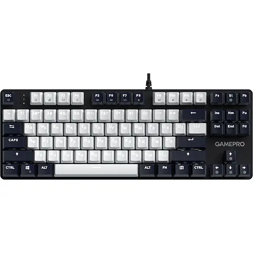 Клавиатура GamePro Genesis Metallic Outemu Red Swithes USB Black (MK110B) [152666]