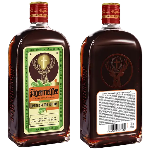 Ликер Jagermeister Limited Retro Edition 35% 0.7 л - фото 3